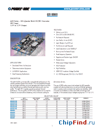 Datasheet Q2S30ZA-M6 manufacturer Power-One