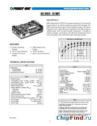 Datasheet QES066ZE-A manufacturer Power-One