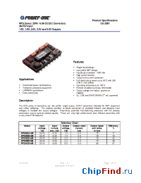Datasheet RFS06ZE-M6 manufacturer Power-One