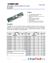 Datasheet SLD10UBB manufacturer Power-One
