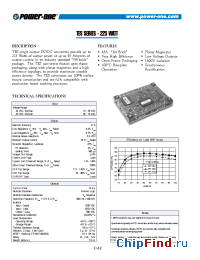 Datasheet TES150YE-A manufacturer Power-One
