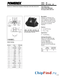 Datasheet CC240650 manufacturer Powerex