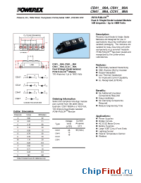 Datasheet CC410899 manufacturer Powerex