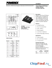 Datasheet CE420830 manufacturer Powerex
