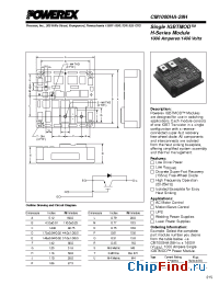 Datasheet CM1000HA-28H manufacturer Powerex