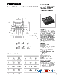 Datasheet CM100TF-24H manufacturer Powerex