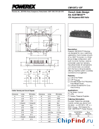 Datasheet CM150TJ-12F manufacturer Powerex