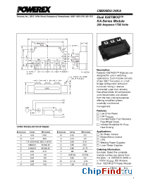 Datasheet CM200DU-34KA manufacturer Powerex