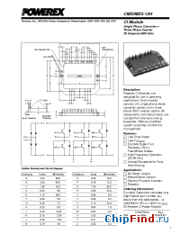 Datasheet CM20MD3-12H manufacturer Powerex