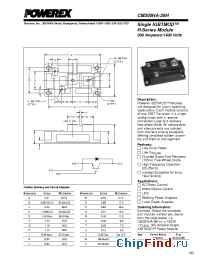 Datasheet CM300HA-28H manufacturer Powerex