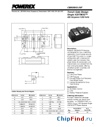 Datasheet CM400HU-24F manufacturer Powerex