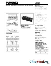 Datasheet CM421255 manufacturer Powerex