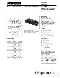 Datasheet CM431290 manufacturer Powerex