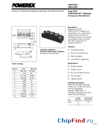Datasheet CM431655 manufacturer Powerex