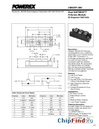 Datasheet CM50DY-28H manufacturer Powerex
