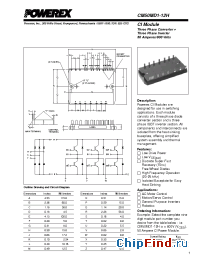 Datasheet CM50MD1-12H manufacturer Powerex