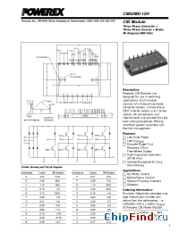 Datasheet CM50MD-12H manufacturer Powerex