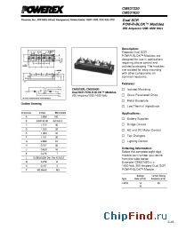 Datasheet CM531620 manufacturer Powerex