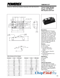 Datasheet CM600HA-5F manufacturer Powerex