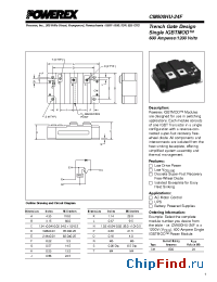Datasheet CM600HU-24F manufacturer Powerex