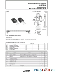 Datasheet CR8PM-12 manufacturer Powerex