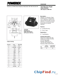 Datasheet CS241020 manufacturer Powerex