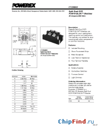 Datasheet CT230802 manufacturer Powerex