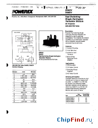 Datasheet D66DV750 manufacturer Powerex