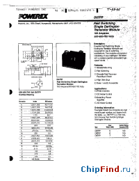 Datasheet D67FP6100 manufacturer Powerex