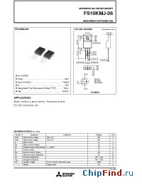 Datasheet FS10KMJ-06 manufacturer Powerex