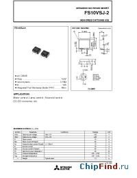 Datasheet FS10VSJ-2 manufacturer Powerex