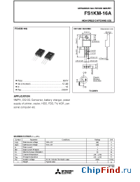 Datasheet FS20UM-6 manufacturer Powerex