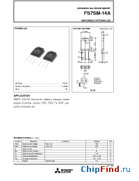 Datasheet FS7SM-14A manufacturer Powerex