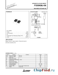 Datasheet FX30KMJ-06 manufacturer Powerex