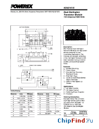 Datasheet KD421K15 manufacturer Powerex