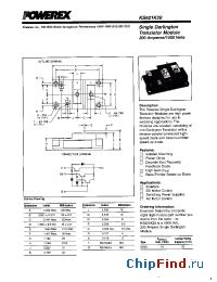 Datasheet KS621K20 manufacturer Powerex