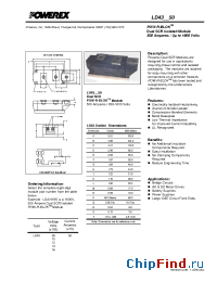 Datasheet LD431450 manufacturer Powerex