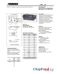 Datasheet LD470850 manufacturer Powerex