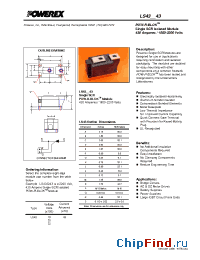 Datasheet LS432043 manufacturer Powerex