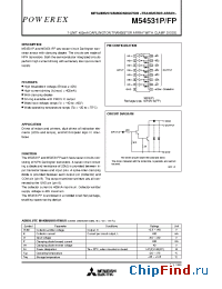 Datasheet M54531FP manufacturer Powerex