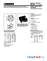 Datasheet MB12A10V05 manufacturer Powerex