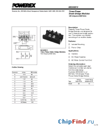 Datasheet ME500810 manufacturer Powerex