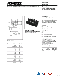 Datasheet ME501206 manufacturer Powerex