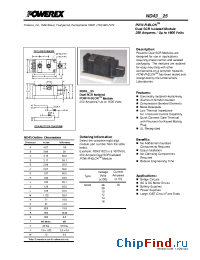 Datasheet ND430625 manufacturer Powerex