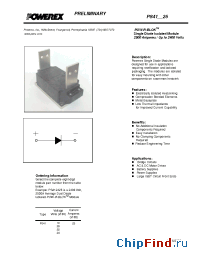 Datasheet P411825 manufacturer Powerex