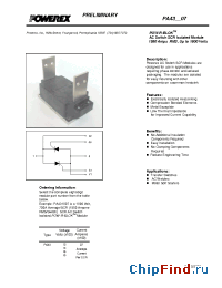 Datasheet PA4307 manufacturer Powerex
