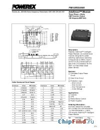 Datasheet PM150RSA060 manufacturer Powerex