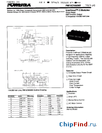 Datasheet PM15CHA060 manufacturer Powerex