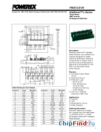Datasheet PM25CLB120 manufacturer Powerex