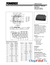 Datasheet PM75CSA120 manufacturer Powerex
